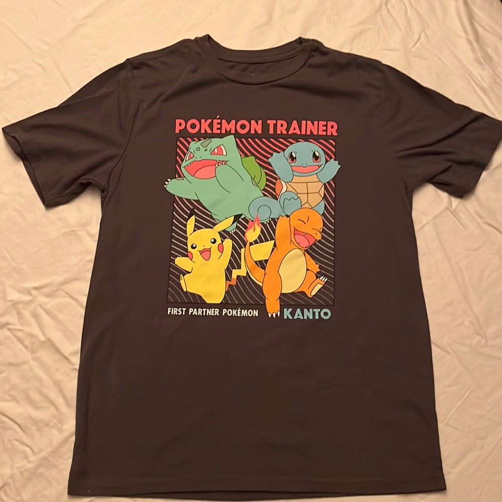 Dark Gray Pokémon T-Shirt XL 14/16